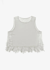 RACH LACE TEE | GREY MUNTHE