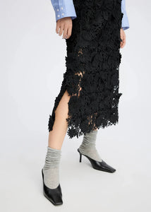 POMI SKIRT | BLACK MUNTHE