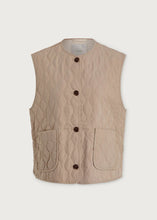 Load image into Gallery viewer, KARLA QUILTED GILET | LIGHT TAUPE VARLEY
