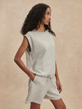 Load image into Gallery viewer, Varley SALOME RAGLAN TEE | LIGHT GREY MARL