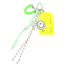 Load image into Gallery viewer, Bag Charm - SMILEY CARD: Black Vimoda
