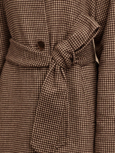 TOMLINSON BELTED LONG COAT | DEEP TAUPE / SANDSHELL VARLEY