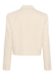 SEAVER LS SHORT BLAZER |  EGRET MELANGE GESTUZ