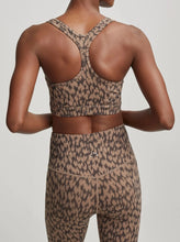Load image into Gallery viewer, FORM PARK BRA | COCOA ETCHED ANIMAL