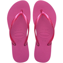 Load image into Gallery viewer, HAVAIANAS SLIM KIDS | METALLIC PINK GUM HAVAIANAS