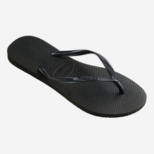 Load image into Gallery viewer, HAVAINAS SLIM | BLACK HAVAIANAS