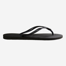 Load image into Gallery viewer, HAVAINAS SLIM | BLACK HAVAIANAS