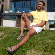 Load image into Gallery viewer, HAVAIANAS BRASIL LOGO | GREEN OLIVE HAVAIANAS