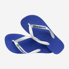 Load image into Gallery viewer, HAVAIANAS BRASIL LOGO KIDS | MARINE BLUE HAVAIANAS