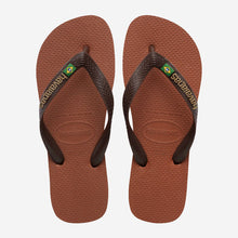 Load image into Gallery viewer, HAVAIANAS BRASIL LOGO | RUST COFFEE HAVAIANAS