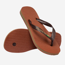 Load image into Gallery viewer, HAVAIANAS BRASIL LOGO | RUST COFFEE HAVAIANAS