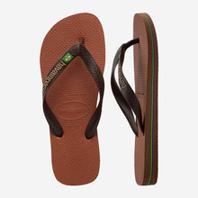 Load image into Gallery viewer, HAVAIANAS BRASIL LOGO | RUST COFFEE HAVAIANAS