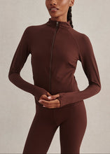 Load image into Gallery viewer, Varley ALWAYS ZIP THROUGH SWEAT | DEEP MAHOGANY