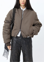 Load image into Gallery viewer, OPAL BOMBER JACKET | MAJOR BROWN WON HUNDRED