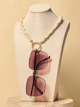 Load image into Gallery viewer, Ceramico Blanco Eyewear Necklace | Sunny Cords: Green Sunny Cords