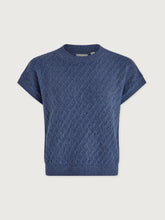Load image into Gallery viewer, Varley MANAE POINTELLE KNIT TOP | BIJOU BLUE