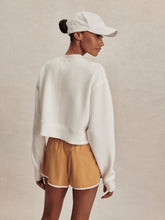 Load image into Gallery viewer, Varley TASMIN CROPPED SWEAT | SNOW WHITE