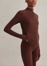 Load image into Gallery viewer, Varley ALWAYS ZIP THROUGH SWEAT | DEEP MAHOGANY