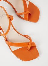 Load image into Gallery viewer, LUISA SANDALS LEATHER | ORANGE