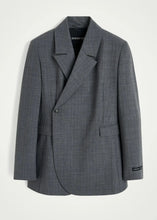 Load image into Gallery viewer, LILITH BLAZER | LIGHT GREY PINSTRIPE