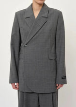 Load image into Gallery viewer, LILITH BLAZER | LIGHT GREY PINSTRIPE