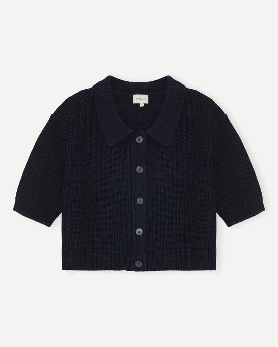 ARIA KNIT CARDIGAN | NAVY HERSKIND