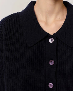 ARIA KNIT CARDIGAN | NAVY HERSKIND