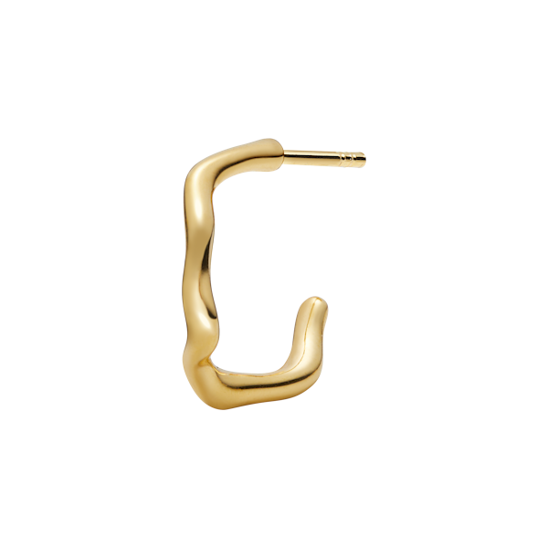 BRANCH HOOP 12 | GOLD GOLD MARIA BLACK