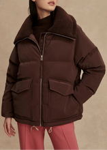 Load image into Gallery viewer, ROSEVILLE DOWN JACKET | COFFEE BEAN VARLEY