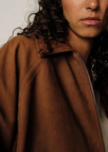 Load image into Gallery viewer, RAY SUEDE JACKET COGNAC HERSKIND