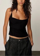 Load image into Gallery viewer, TOMA TOP | BLACK HERSKIND