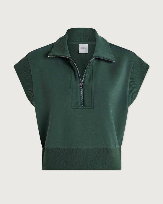 KELLY HALF ZIP SWEAT | CILANTRO VARLEY