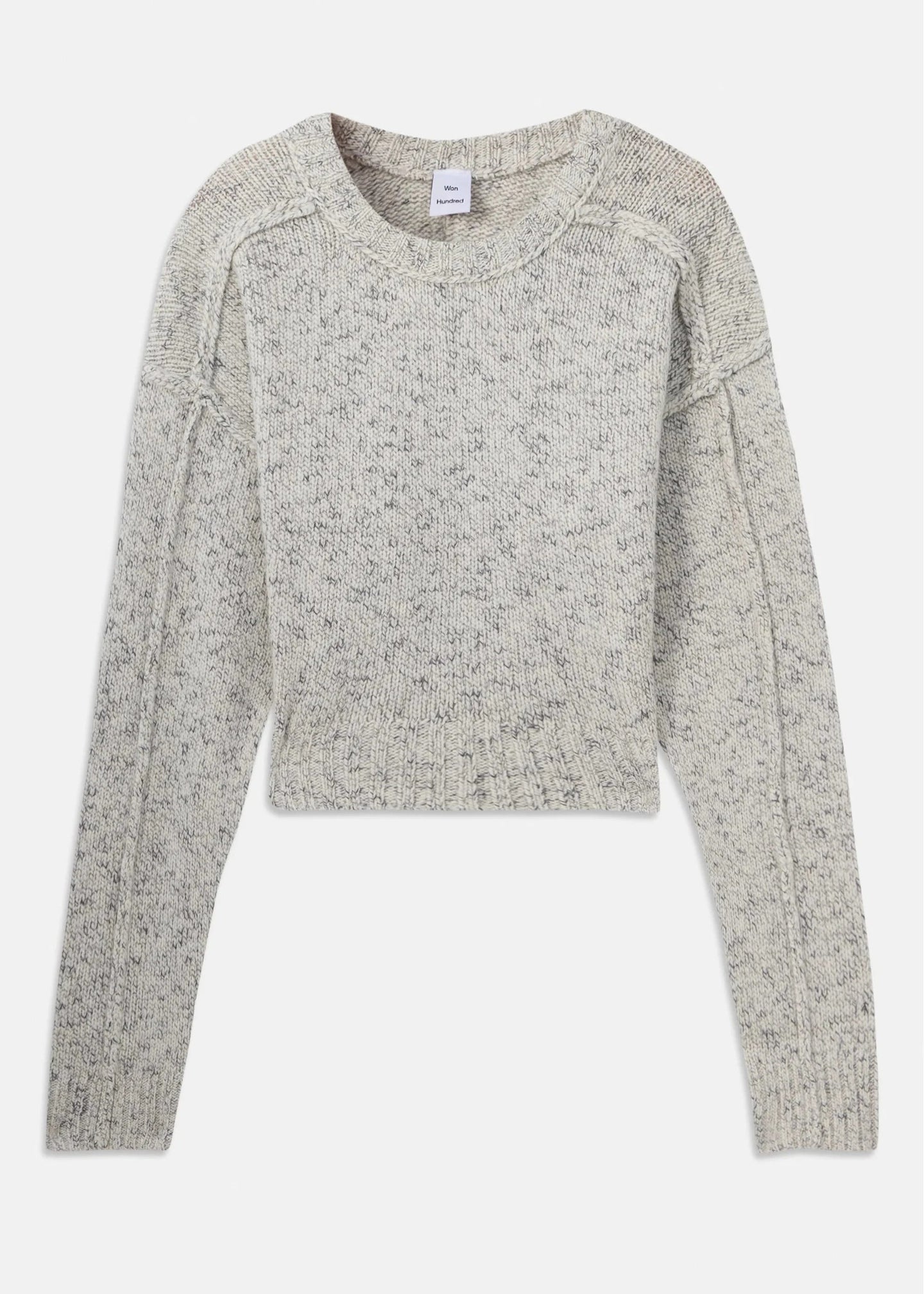 BELA KNIT SWEATER |  WHITE COMB WON HUNDRED