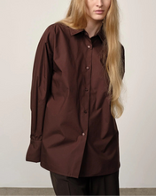 Load image into Gallery viewer, INGA SHIRT  | COFFEE BROWN HERSKIND
