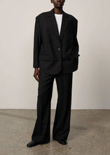 Load image into Gallery viewer, POWEL MID WAIST PANTS | GREY PINESTRIPE HERSKIND