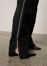Load image into Gallery viewer, DAVI MID WAIST PANTS | GREY PINESTRIPE HERSKIND