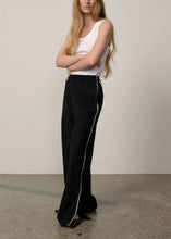 Load image into Gallery viewer, DAVI MID WAIST PANTS | GREY PINESTRIPE HERSKIND