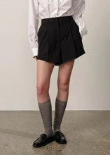 Load image into Gallery viewer, RUNI SHORTS | BLACK HERSKIND