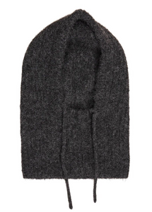 OBJMILU KNIT BALACLAVA  | DARK GREY OBJECT