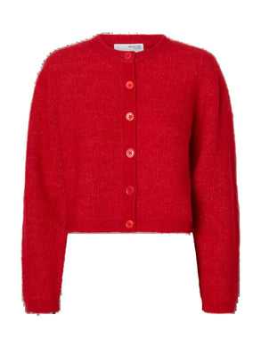 SLFSIA CARDIGAN | EQUESTRIAN RED SELECTED