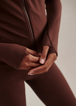 Load image into Gallery viewer, Varley ALWAYS ZIP THROUGH SWEAT | DEEP MAHOGANY