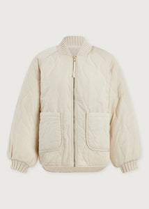 SERINA REVERSIBLE QUILT JACKET SANDSHELL M VARLEY