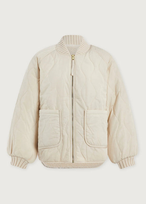 SERINA REVERSIBLE QUILT JACKET SANDSHELL M VARLEY