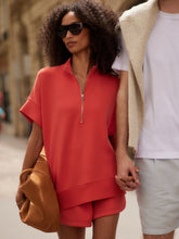 Load image into Gallery viewer, Varley RITCHIE SHORT SLEEVE SWEAT | SUMMER FIG