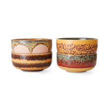 Charger l&#39;image dans la galerie, 70&#39;S CERAMICS DESSERT BOWLS | HARBOUR (SET OF 4) HK LIVING