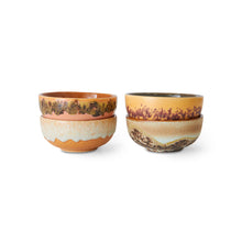 Charger l&#39;image dans la galerie, 70&#39;S CERAMICS XS BOWLS | MARINE (SET OF 4) HK LIVING