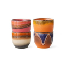 Load image into Gallery viewer, 70&#39;S CERAMICS COFFEE CUPS | BRAZIL (SET OF 4) HK LIVING