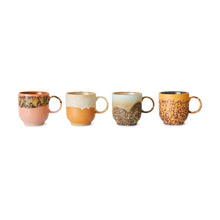 Load image into Gallery viewer, 70&#39;S CERAMICS CAFE MUGS | CAPE (SET OF 4) HK LIVING