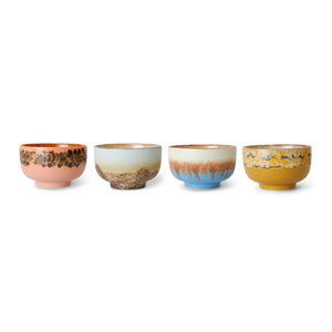 70'S CERAMIC NOODLE BOWLS (SET OF 4) | SEABREEZE HK LIVING