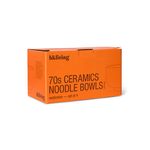 70'S CERAMIC NOODLE BOWLS (SET OF 4) | SEABREEZE HK LIVING